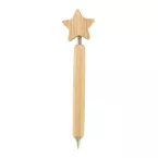 Xoom natural  Christmas ballpoint pen, star 