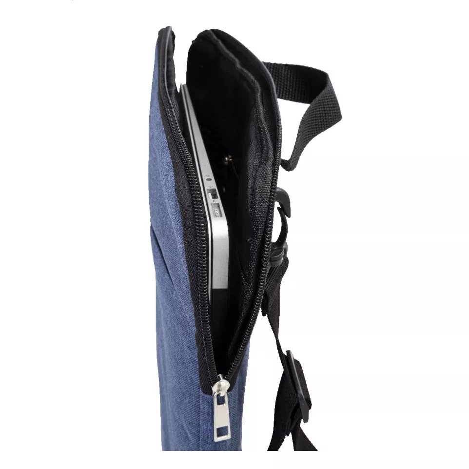 Waldok dark blue  RPET shoulder bag 