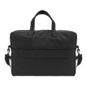 Duppler black  RPU document laptop bag 