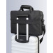 Duppler black  RPU document laptop bag 