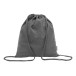 Dropex grey  recycled cotton drawstring bag 