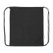 Dropex black  recycled cotton drawstring bag 
