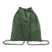 Dropex green  recycled cotton drawstring bag 