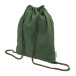 Dropex green  recycled cotton drawstring bag 