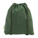 Dropex green  recycled cotton drawstring bag 