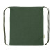 Dropex green  recycled cotton drawstring bag 