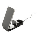 LuxCharge Stand black  RPU mobile holder wireless charger 
