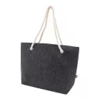Refelt Beach dark grey  RPET beach bag 