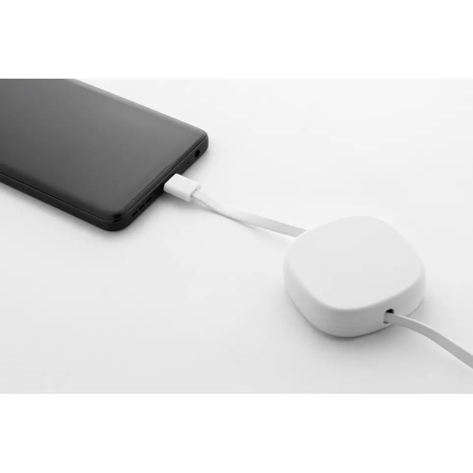 Cabsle wit  60W RABS USB-C laderkabel 