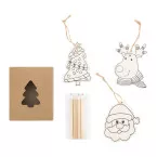 Oppland natural  colouring Christmas tree ornaments 