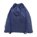 Dropex blue  recycled cotton drawstring bag 