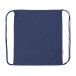 Dropex blauw  recycled katoenen trekkoord tas 
