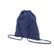 Dropex blue  recycled cotton drawstring bag 