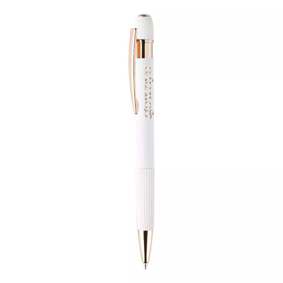 Rozubi white  ballpoint pen 
