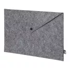 Refelt Slim grey  RPET document laptop bag 