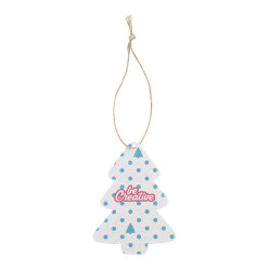 CreaJul Seed natuurlijk  aangepast kerstboom ornament van zaadpapier, kerstboom 