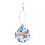 CreaJul Seed natuurlijk  aangepast kerstboom ornament van zaadpapier, rond 