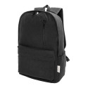 Recabak black  recycled canvas backpack 