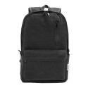 Recabak black  recycled canvas backpack 