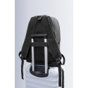 Recabak black  recycled canvas backpack 