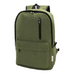 Recabak green  recycled canvas backpack 