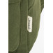 Recabak green  recycled canvas backpack 