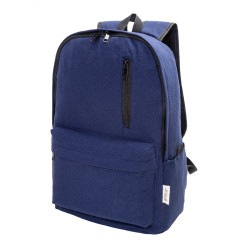 Recabak blue  recycled canvas backpack 