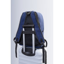 Recabak blue  recycled canvas backpack 
