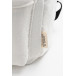 Recabak white  recycled canvas backpack 