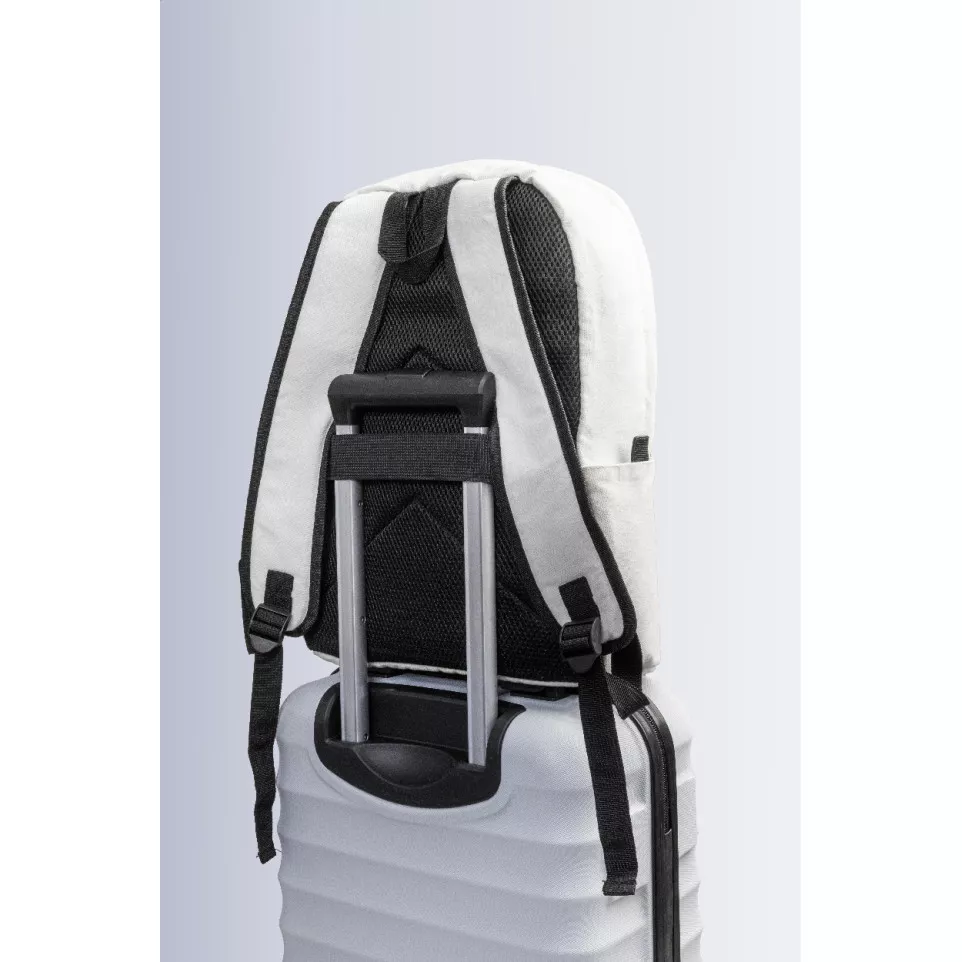 Recabak blanc  Sac à dos en canvas...