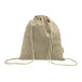Dropex natural  recycled cotton drawstring bag 