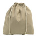 Dropex natural  recycled cotton drawstring bag 