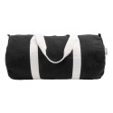 Rekan Duff black  recycled canvas sports bag 