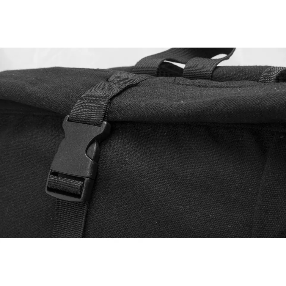 Blakkan Back black  recycled canvas...