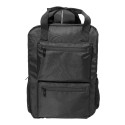 Westing black  RPET twill backpack 
