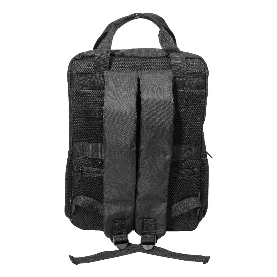 Westing black  RPET twill backpack 