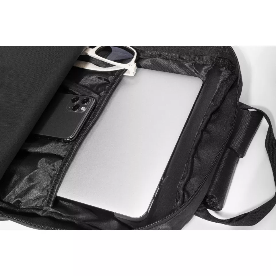 Westing black  RPET twill backpack 