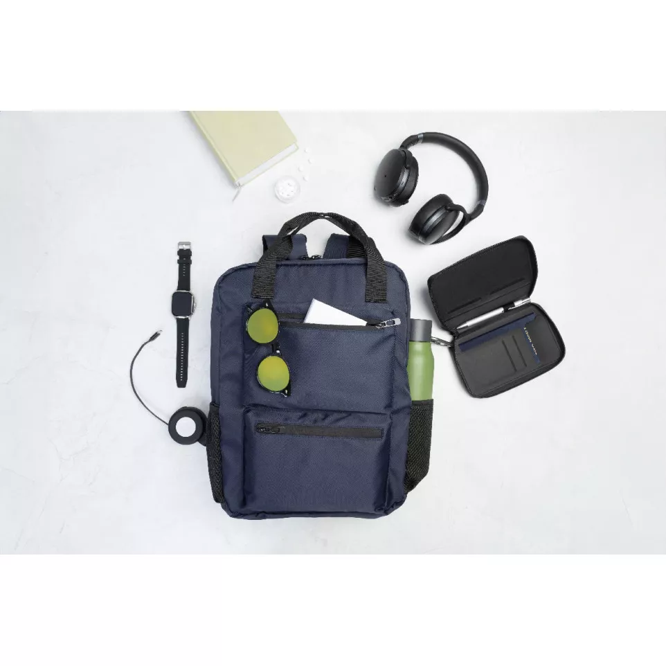 Westing dark blue  RPET twill backpack 