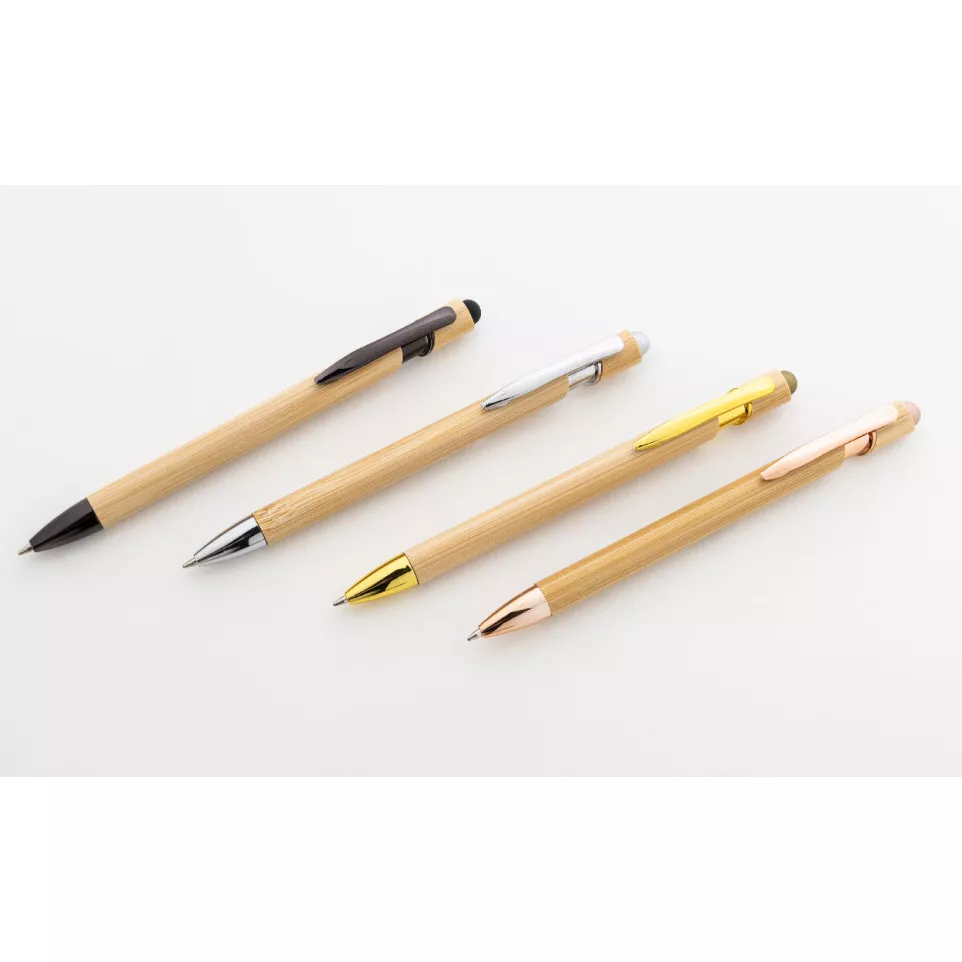 Tonnel Boo argenté  stylo bille tactile 