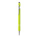 Tonnel Soft vert citron  stylo bille tactile 