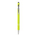 Tonnel Soft vert citron  stylo bille tactile 