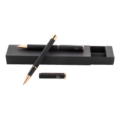 Rossy black  pen set 