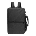 Walton black  RPET document backpack 
