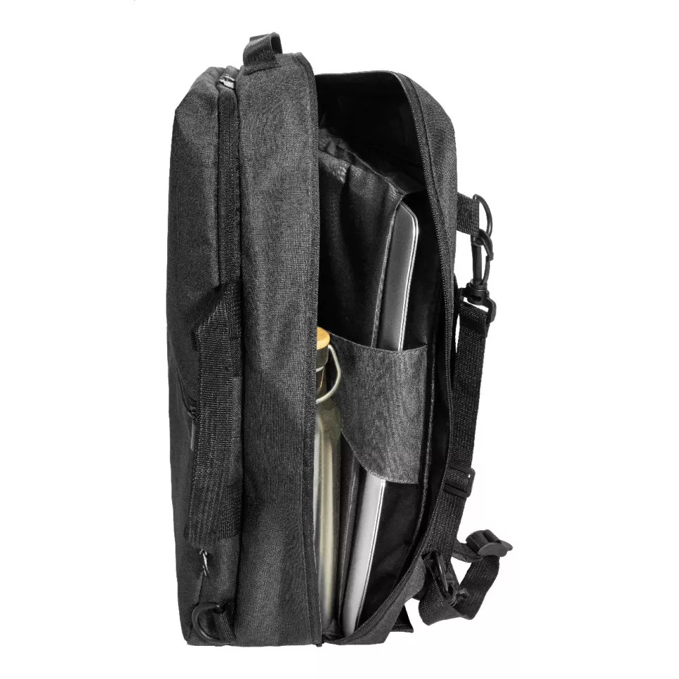 Walton black  RPET document backpack 