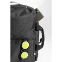 Walton black  RPET document backpack 