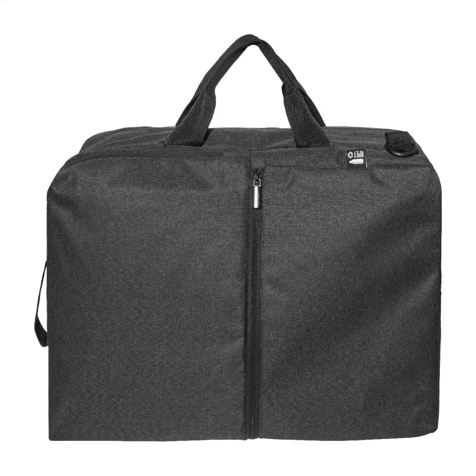 Walton black  RPET document backpack 