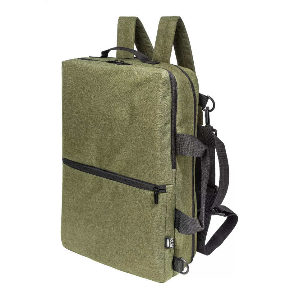 Walton green  RPET document backpack 