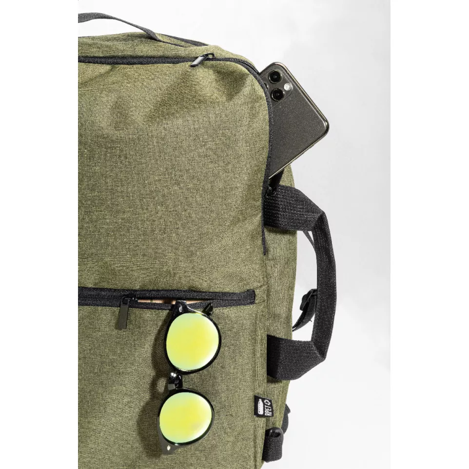 Walton green  RPET document backpack 