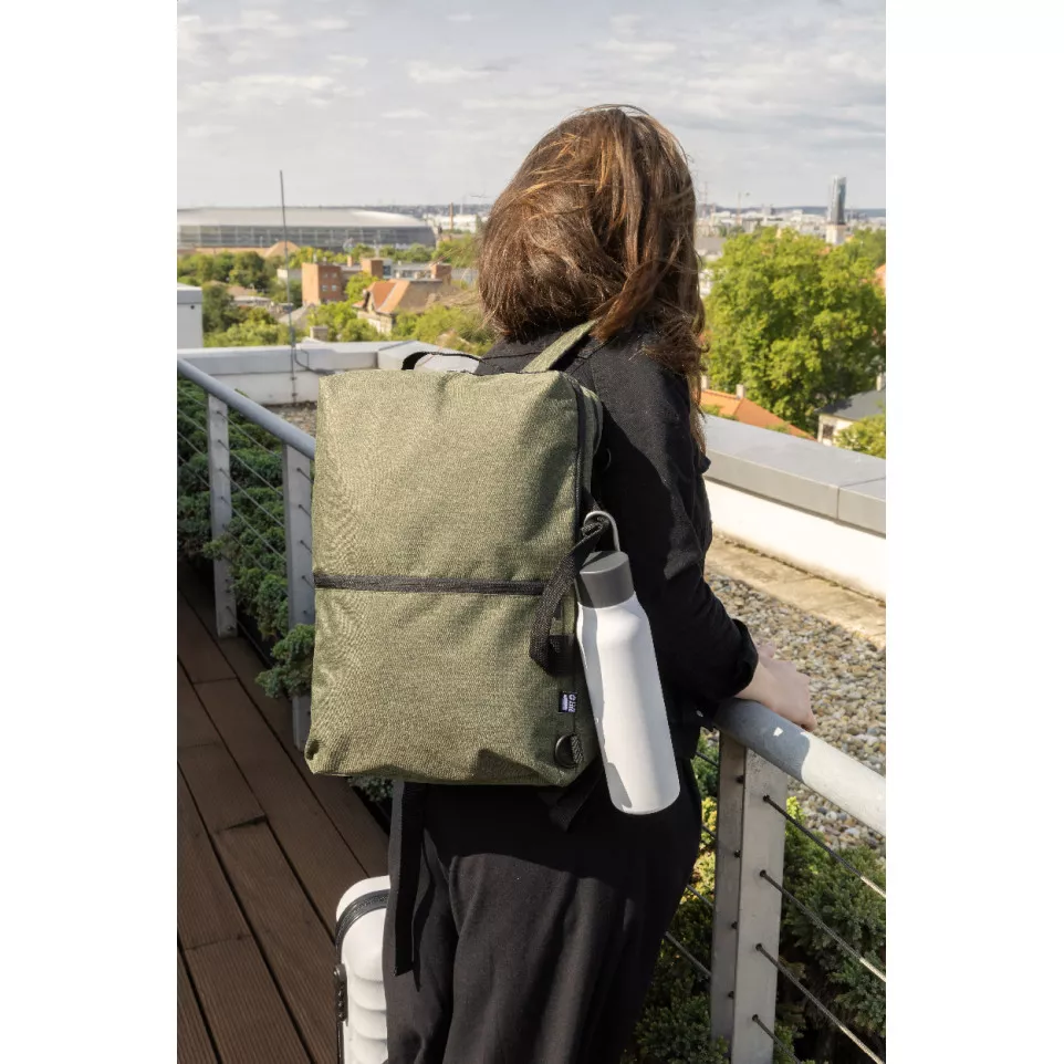 Walton green  RPET document backpack 