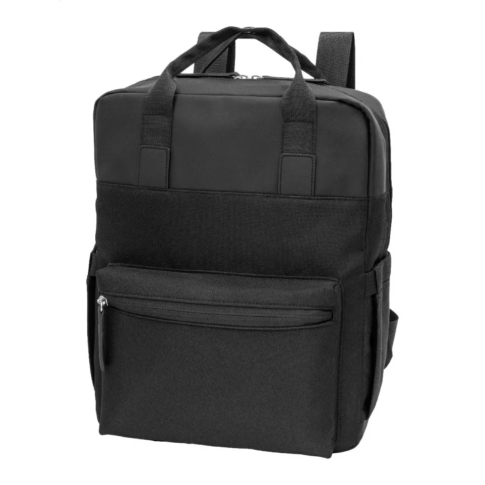 Brunel black  RPET backpack 